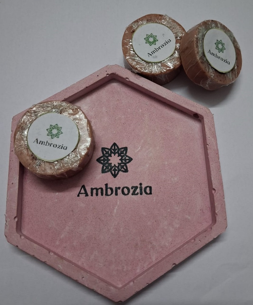 Ambrozia Pink Kaolin  Clay soaps