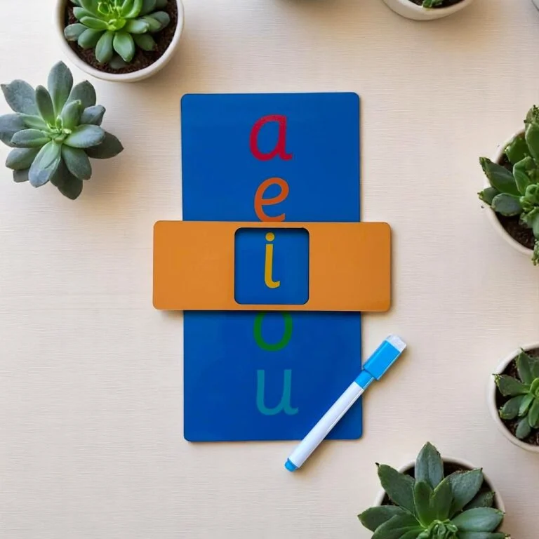 CVC Phonics Slider for Kids – Consonant Vowel Consonant Word Reading Learning Toy