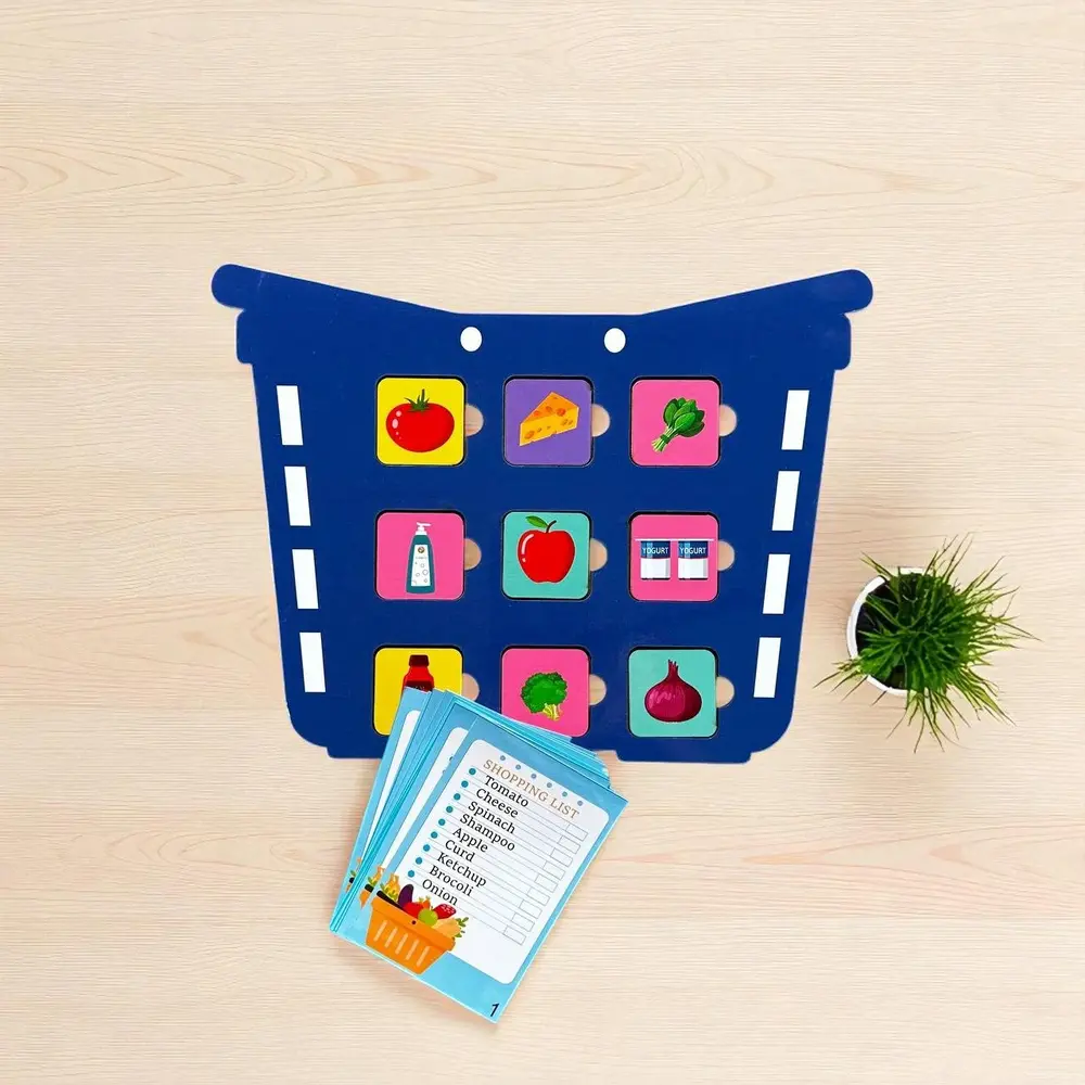 Smart Shopping Skills Educational Toy – Interactive Grocery Shopping & Life Skills Learning Game for Kids