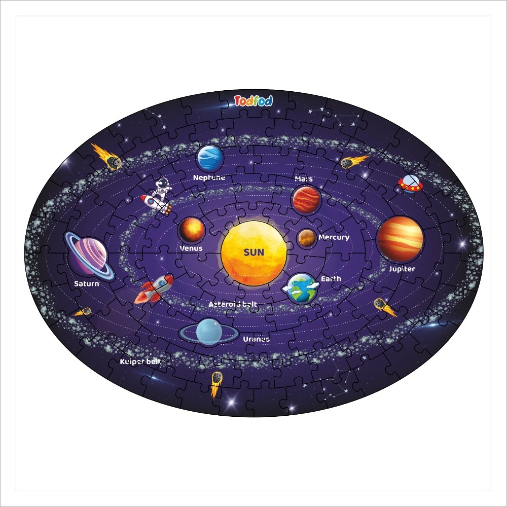 Todfod Outer Space Solar System Jigsaw Floor Puzzle
