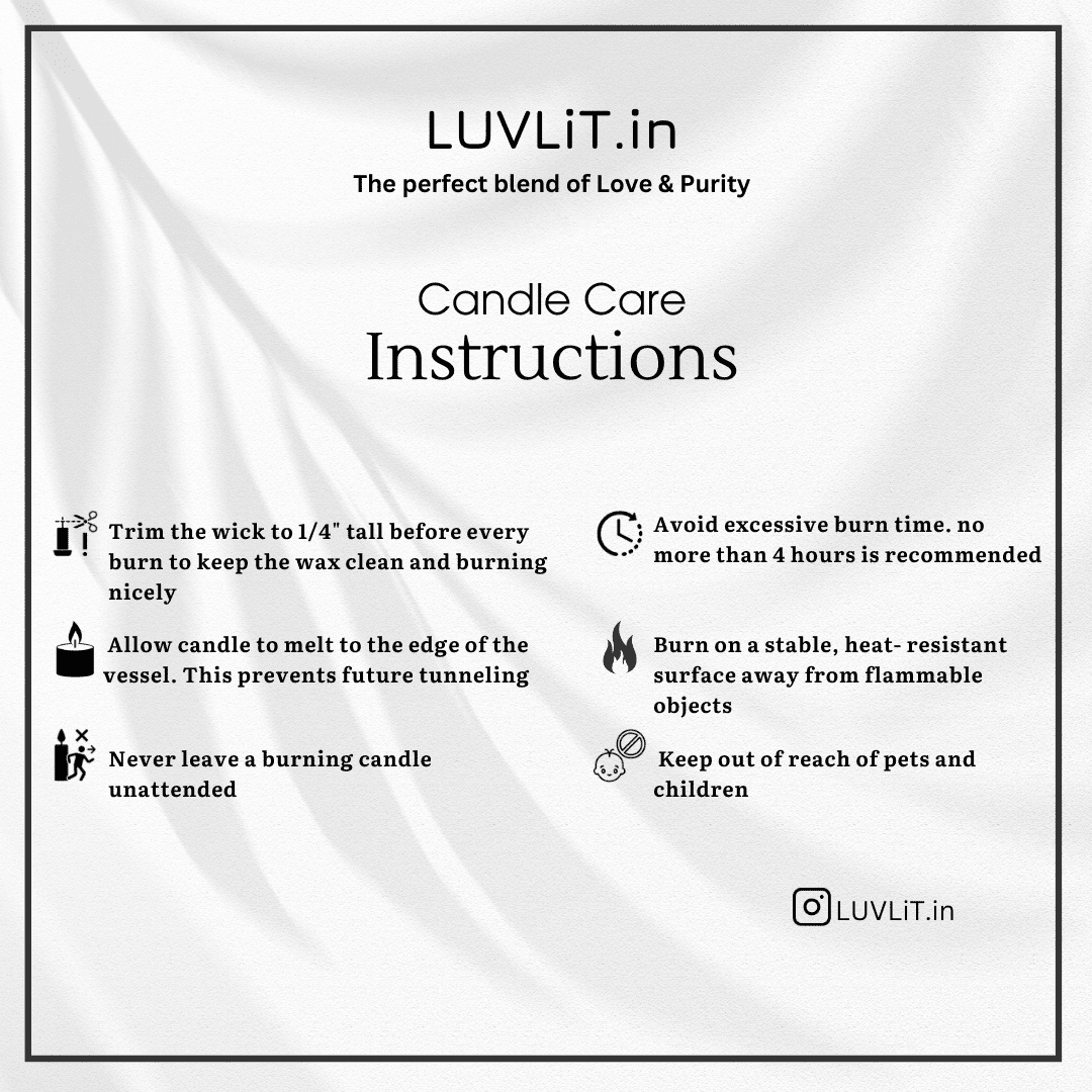LUVLiT's Mystic Aura Set : Scented Clear Jar Candle, Fragrant Ring Wax Tablet