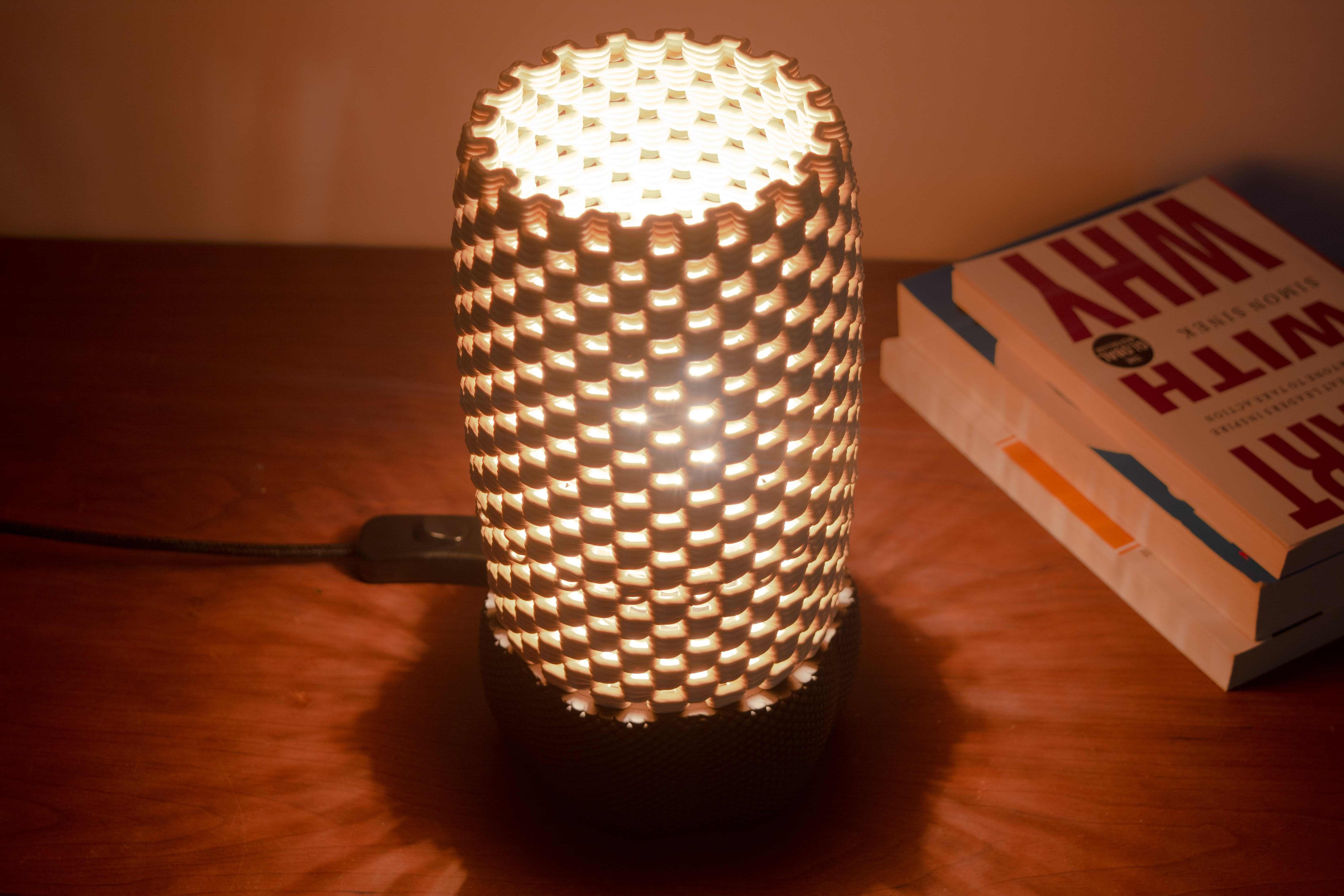 Textured – 3D Printed Lamp