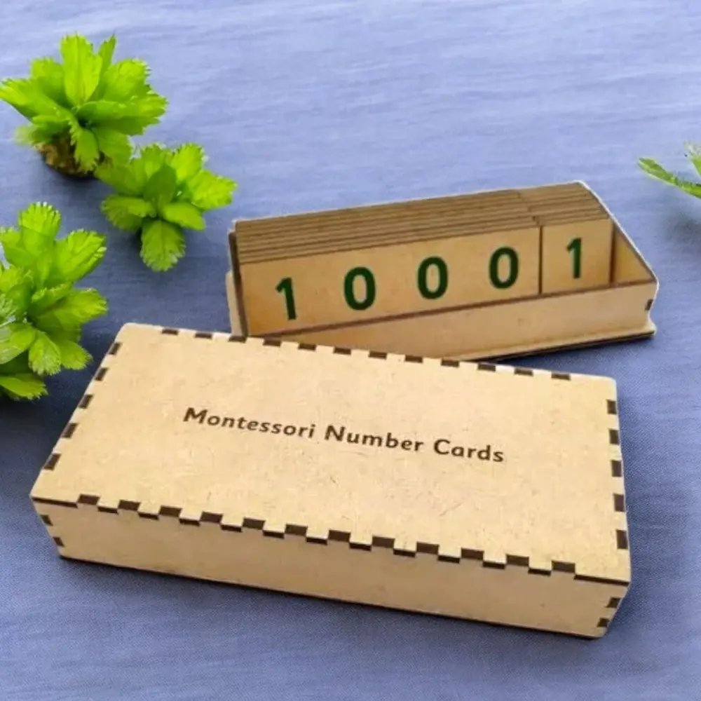 Montessori Beads Stair & Numbers Cards |Math Learning Kit