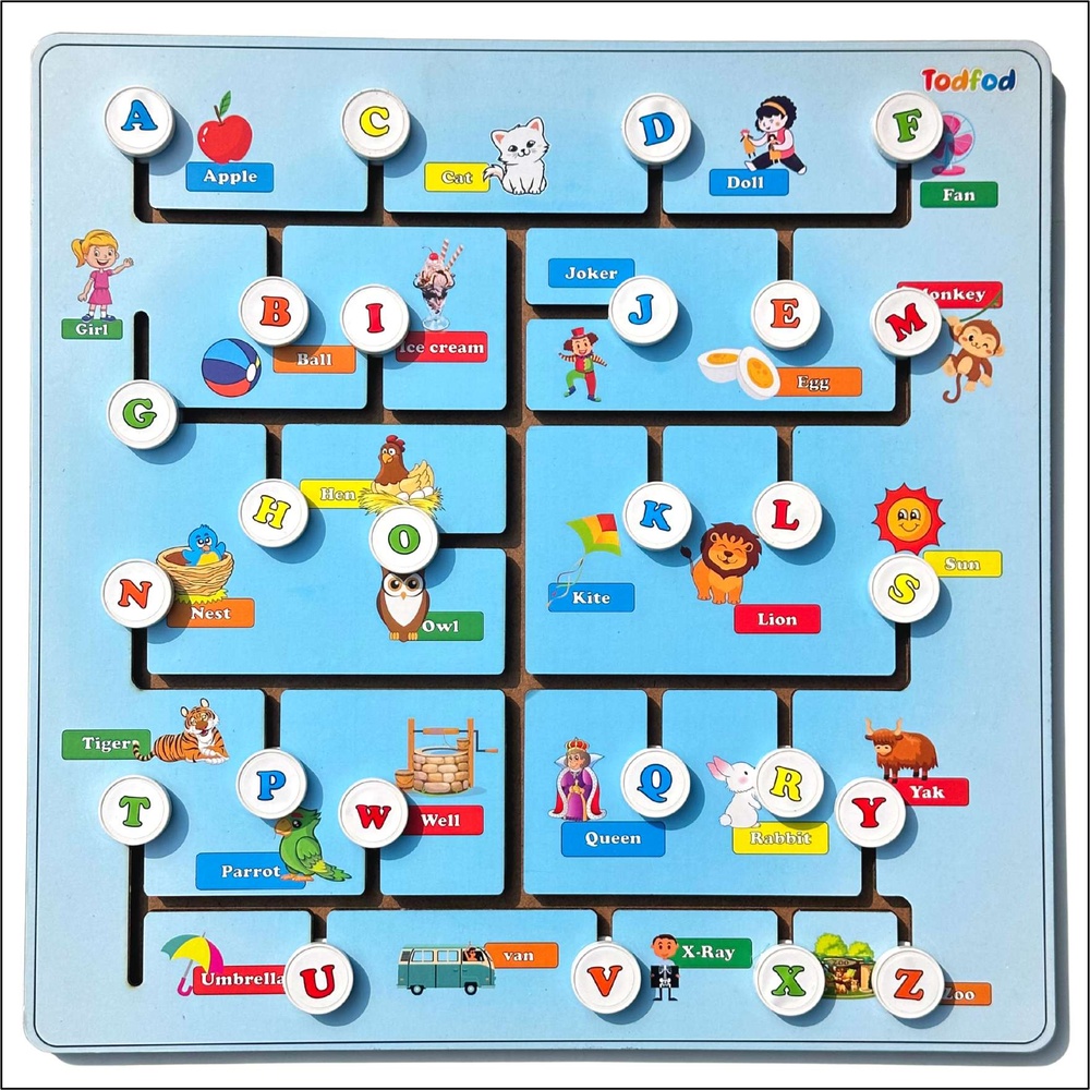 Todfod ABCD Maze Learning Toy