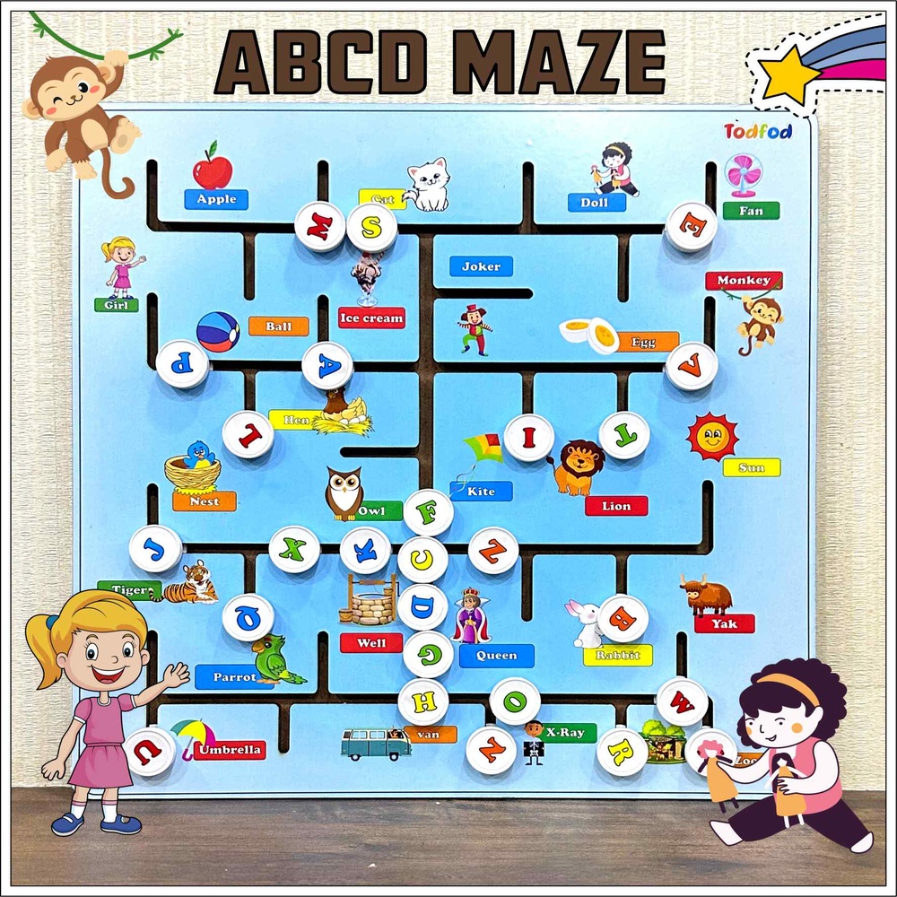 Todfod ABCD Maze Learning Toy